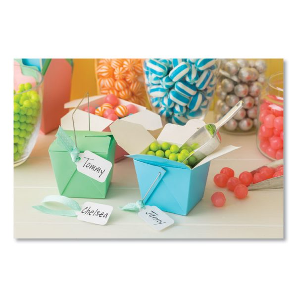 Medium-Weight White Marking Tags, 1.75 x 1.09, 1,000/Box - Image 3