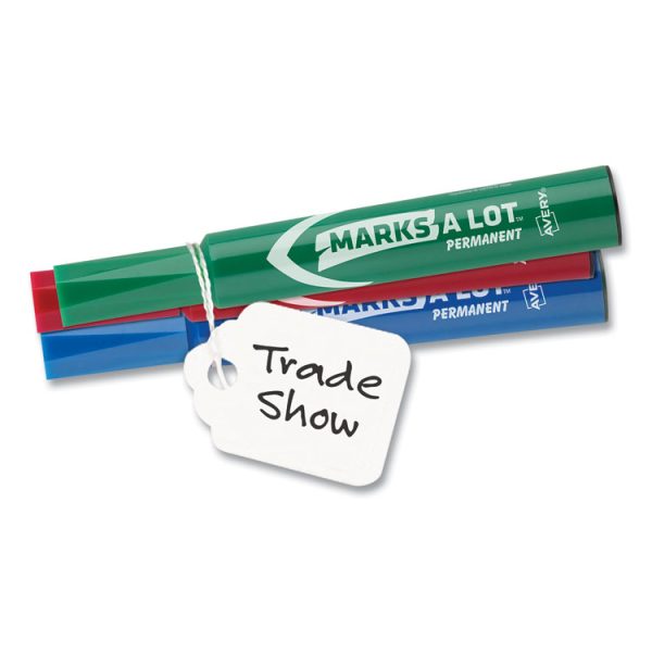 Medium-Weight White Marking Tags, 1.75 x 1.09, 1,000/Box - Image 5