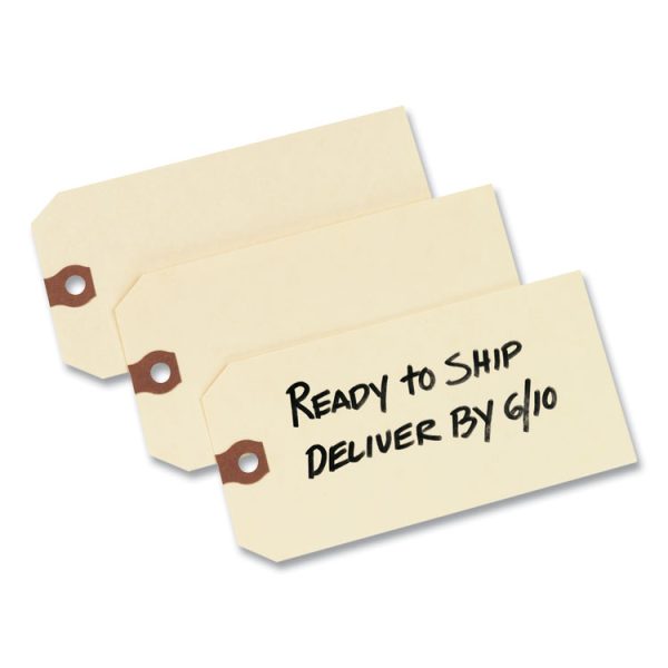 Unstrung Shipping Tags, 11.5 pt Stock, 6.25 x 3.13, Manila, 1,000/Box - Image 5