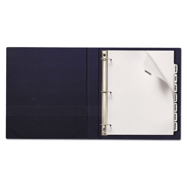 Big Tab Printable White Label Tab Dividers, 8-Tab, 11 x 8.5, White, 20 Sets - Image 3
