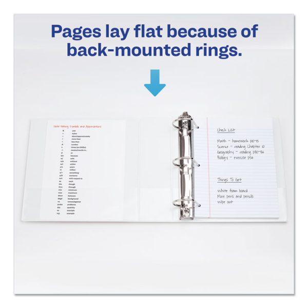 Durable View Binder With Durahinge And Slant Rings, 3 Rings, 3" Capacity, 11 X 8.5, White, 4/pack - Image 7