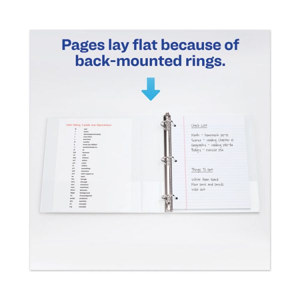 Touchguard Protection Heavy-Duty View Binders With Slant Rings, 3 Rings, 4" Capacity, 11 X 8.5, White - Image 5