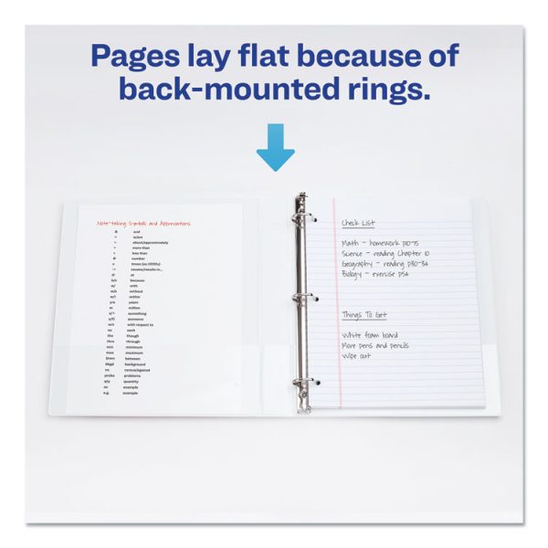 Durable View Binder With Durahinge And Slant Rings, 3 Rings, 1" Capacity, 11 X 8.5, White, 4/pack - Image 7