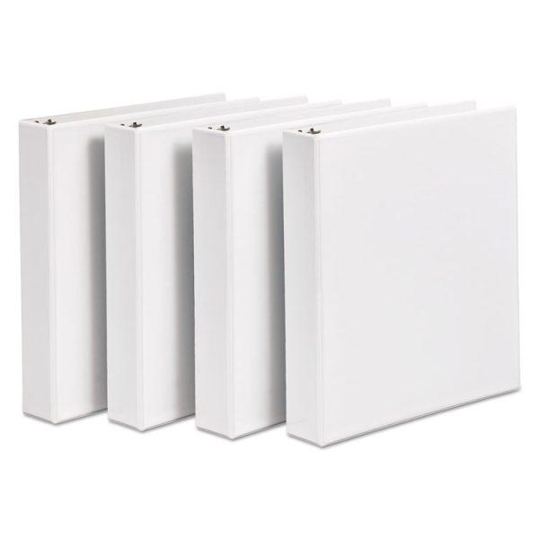 Durable View Binder With Durahinge And Slant Rings, 3 Rings, 1.5" Capacity, 11 X 8.5, White, 4/pack - Image 8