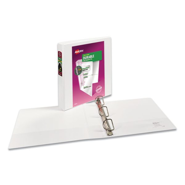 Durable View Binder With Durahinge And Slant Rings, 3 Rings, 1.5" Capacity, 11 X 8.5, White, 4/pack - Image 10