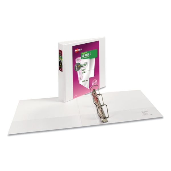 Durable View Binder With Durahinge And Slant Rings, 3 Rings, 2" Capacity, 11 X 8.5, White, 4/pack - Image 10