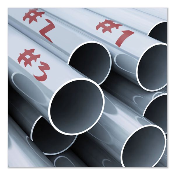 Marks A Lot Extra-Large Desk-Style Permanent Marker, Extra-Broad Chisel Tip, Red (24147) - Image 3