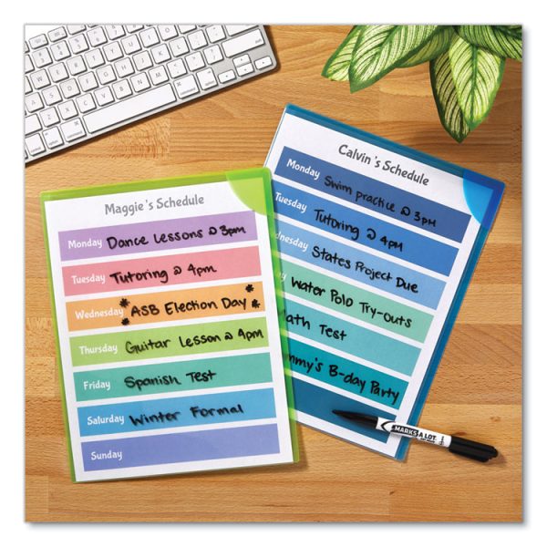 Marks A Lot Pen-Style Dry Erase Marker Value Pack, Medium Chisel Tip, Assorted Colors, 24/set (29860) - Image 6