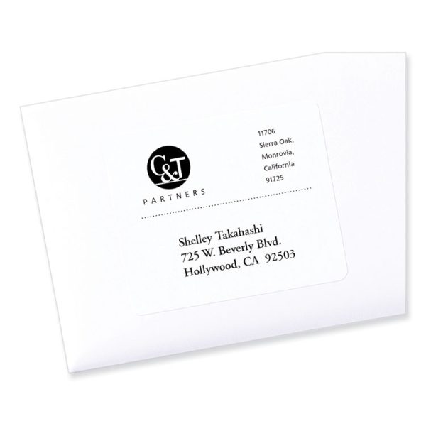 Labels, Laser Printers, 3.33 X 4, White, 6/sheet, 100 Sheets/box - Image 4