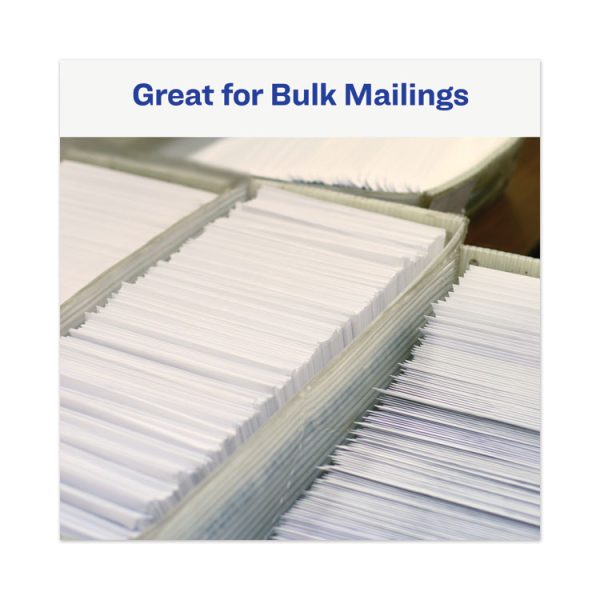 Dot Matrix Printer Mailing Labels, Pin-Fed Printers, 0.94 X 3.5, White, 5,000/box - Image 3