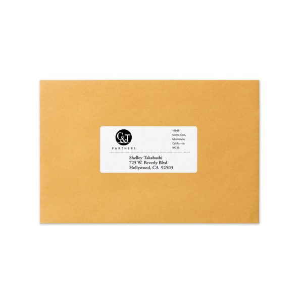 Dot Matrix Printer Mailing Labels, Pin-Fed Printers, 1.94 X 4, White, 5,000/box - Image 2