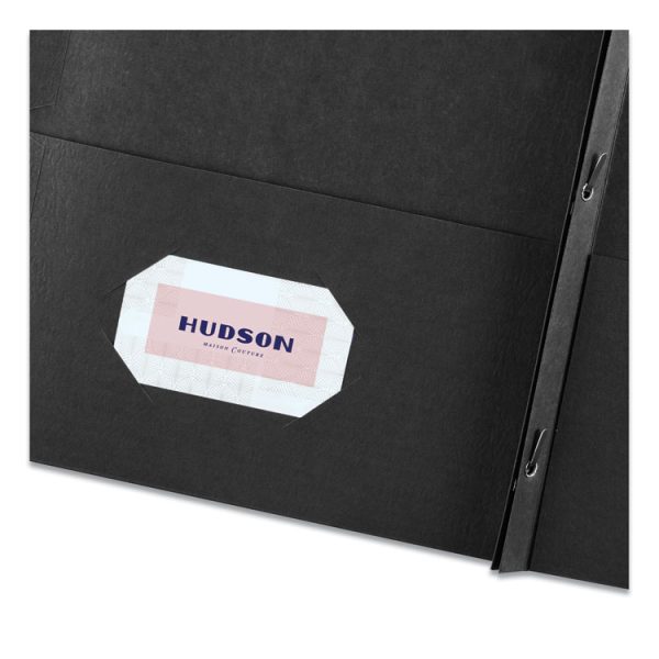Two-Pocket Folder, Prong Fastener, 0.5" Capacity, 11 X 8.5, Black, 25/box - Image 6