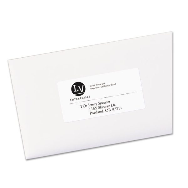 Ecofriendly Mailing Labels, Inkjet/laser Printers, 2 X 4, White, 10/sheet, 100 Sheets/pack - Image 2