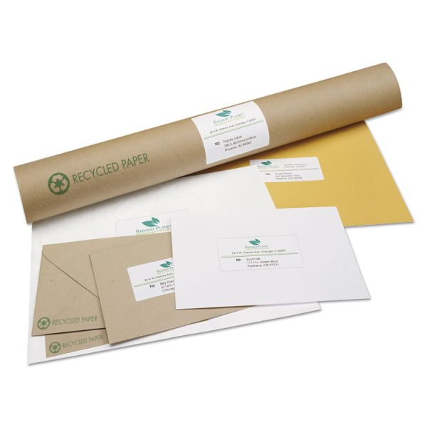 Ecofriendly Mailing Labels, Inkjet/laser Printers, 2 X 4, White, 10/sheet, 100 Sheets/pack - Image 3