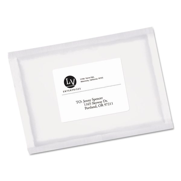 Ecofriendly Mailing Labels, Inkjet/laser Printers, 3.33 X 4, White, 6/sheet, 100 Sheets/pack - Image 2