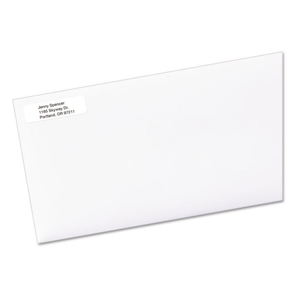 Ecofriendly Mailing Labels, Inkjet/laser Printers, 0.5 X 1.75, White, 80/sheet, 100 Sheets/pack - Image 2