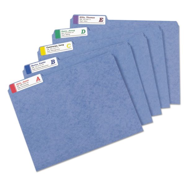 Extra-Large Trueblock File Folder Labels With Sure Feed Technology, 0.94 X 3.44, White, 18/sheet, 25 Sheets/pack - Image 4