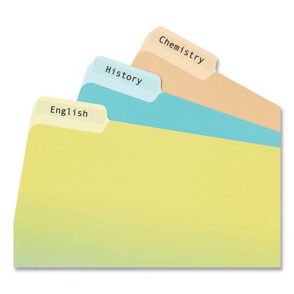 Clear Permanent File Folder Labels With Sure Feed Technology, 0.66 X 3.44, Clear, 30/sheet, 15 Sheets/pack - Image 6