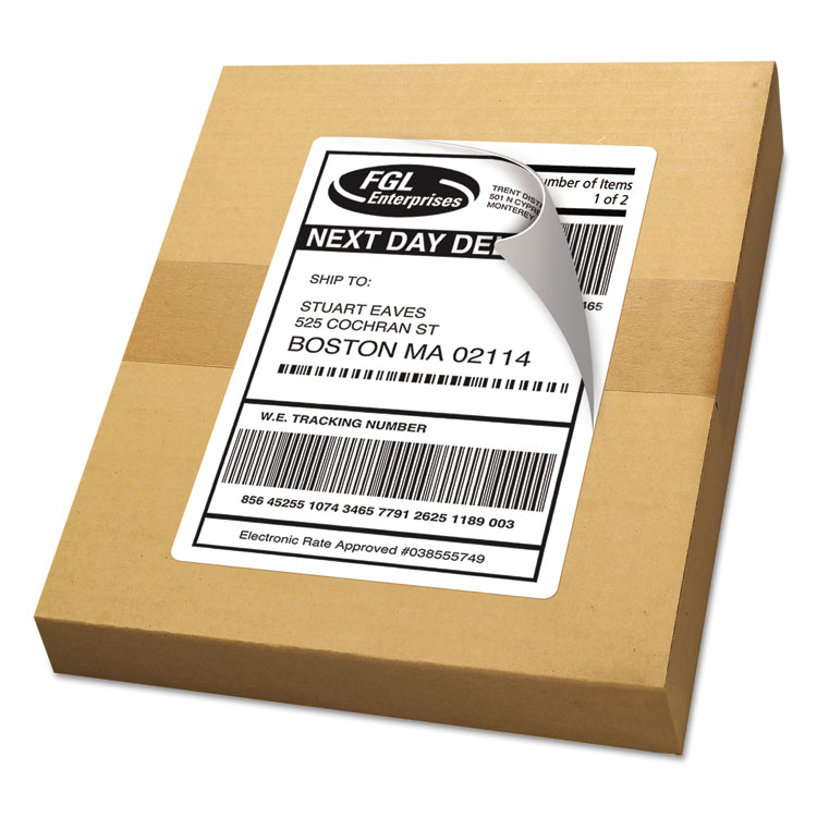 Shipping Labels W/ Trueblock Technology, Laser Printers, 5.5 X 8.5, White, 2/sheet, 100 Sheets/box - Image 9