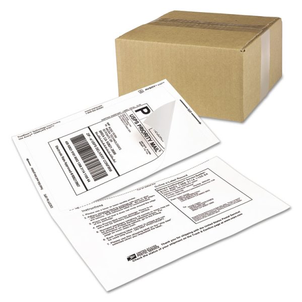 Shipping Labels With Paper Receipt And Trueblock Technology, Inkjet/laser Printers, 5.06 X 7.63, White, 50/pack - Image 2