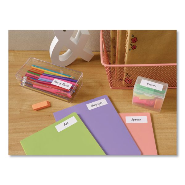 Easy Peel White Address Labels W/ Sure Feed Technology, Laser Printers, 1 X 2.63, White, 30/sheet, 100 Sheets/box - Image 5