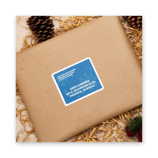 Waterproof Shipping Labels With Trueblock And Sure Feed, Laser Printers, 3.33 X 4, White, 6/sheet, 50 Sheets/pack - Image 4