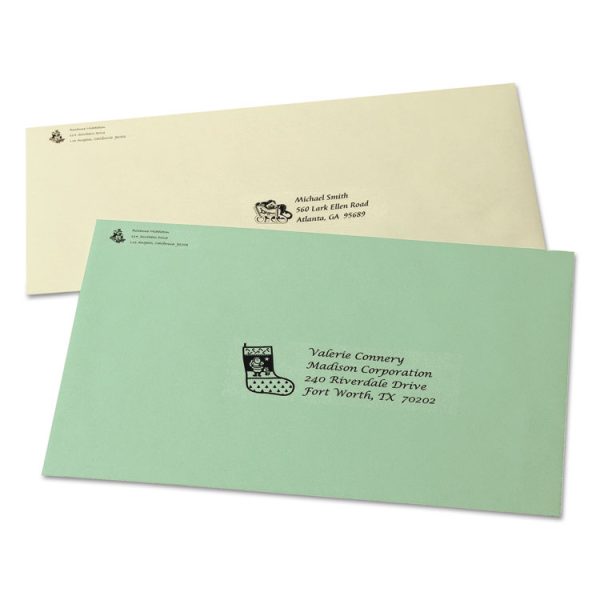 Matte Clear Easy Peel Mailing Labels W/ Sure Feed Technology, Laser Printers, 1 X 2.63, Clear, 30/sheet, 50 Sheets/box - Image 4