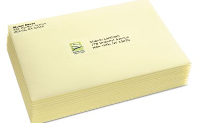 Matte Clear Easy Peel Mailing Labels W/ Sure Feed Technology, Laser Printers, 1.33 X 4, Clear, 14/sheet, 50 Sheets/box