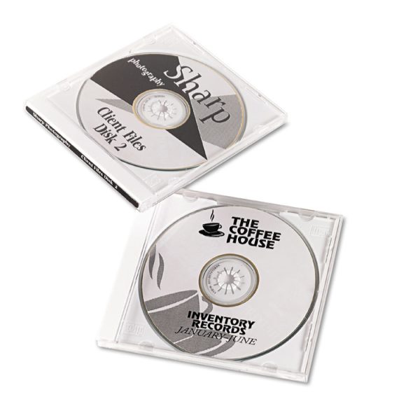 Laser Cd Labels, Matte White, 50/pack - Image 2