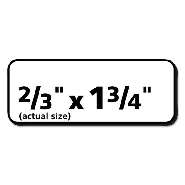 White Address Labels W/ Sure Feed Technology For Laser Printers, Laser Printers, 0.5 X 1.75, White, 80/sheet, 250 Sheets/box - Image 4