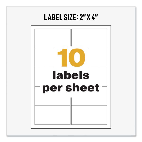 Ultraduty Ghs Chemical Waterproof And Uv Resistant Labels, 2 X 4, White, 10/sheet, 50 Sheets/box - Image 6