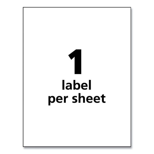 Ultraduty Ghs Chemical Waterproof And Uv Resistant Labels, 8.5 X 11, White, 50/pack - Image 2