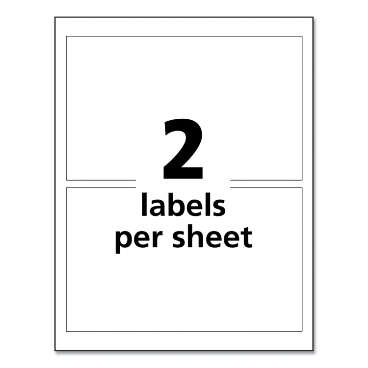 Ultraduty Ghs Chemical Waterproof And Uv Resistant Labels, 4.75 X 7.75, White, 2/sheet, 50 Sheets/pack - Image 2