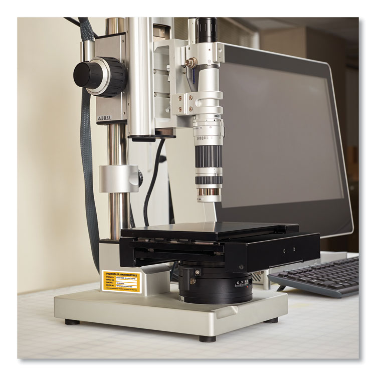 Permatrack Tamper-Evident Asset Tag Labels, Laser Printers, 2 X 3.75, White, 8/sheet, 8 Sheets/pack - Image 7