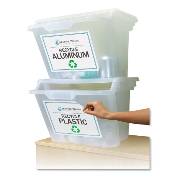 Removable Multi-Use Labels, Inkjet/laser Printers, 8.5 X 11, White, 25/pack - Image 6