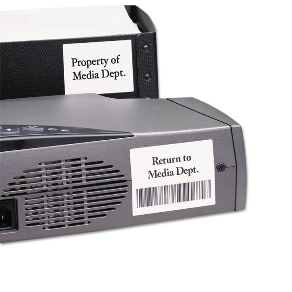 Durable Permanent Id Labels With Trueblock Technology, Laser Printers, 2 X 2.63, White, 15/sheet, 50 Sheets/pack - Image 4