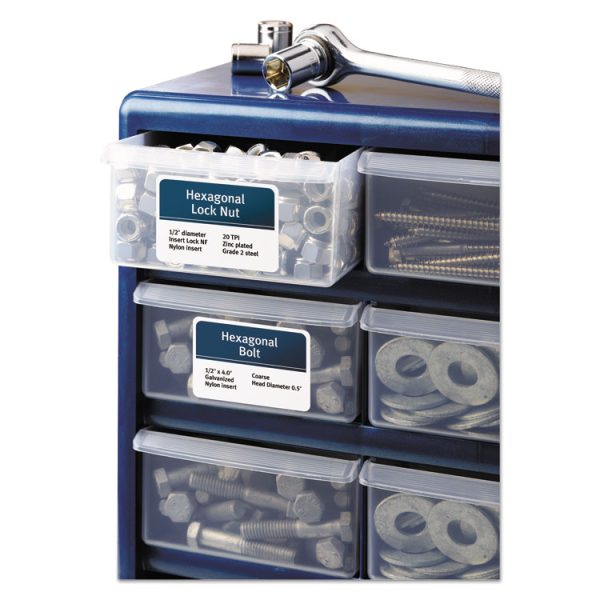 Durable Permanent Id Labels With Trueblock Technology, Laser Printers, 2 X 2.63, White, 15/sheet, 50 Sheets/pack - Image 2