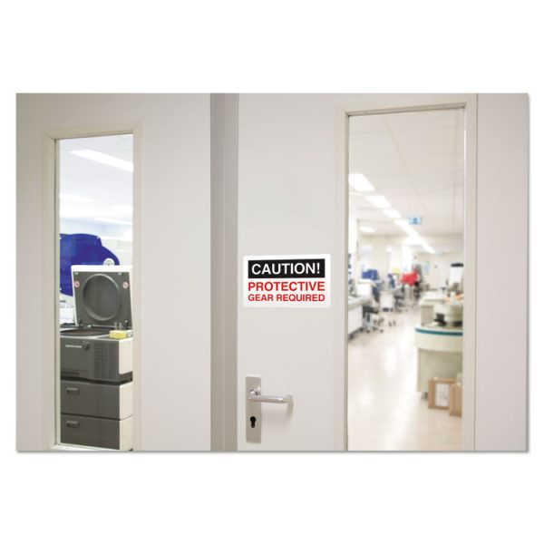 Durable Permanent Id Labels With Trueblock Technology, Laser Printers, 5 X 8.13, White, 2/sheet, 50 Sheets/pack - Image 4