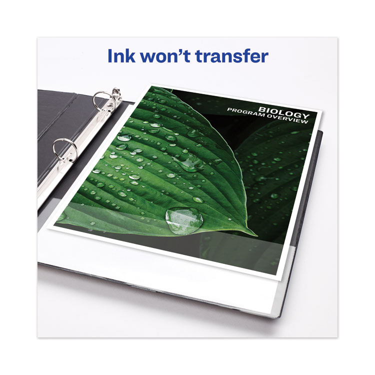 Heavy-Duty View Binders, 3 Rings, 1" Capacity, 11 X 17, White - Image 4