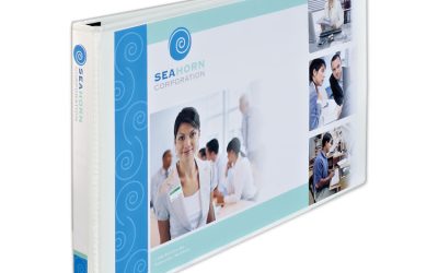 Heavy-Duty View Binders, 3 Rings, 1.5″ Capacity, 11 X 17, White