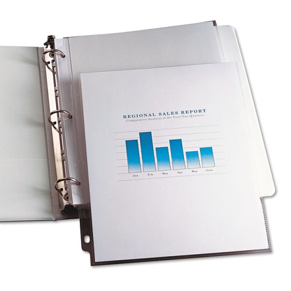Top-Load Vinyl Sheet Protectors, Heavy Gauge, Letter, Clear, 100/box - Image 2