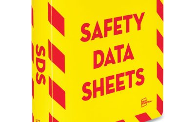 UltraDuty Safety Data Sheet Binders with Chain, 3 Rings, 2″ Capacity, 11 x 8.5, Yellow/Red