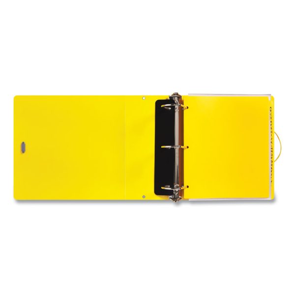 UltraDuty Safety Data Sheet Binder Bundle, 3 Rings, 3" Capacity, 11 x 8.5, Yellow/Red - Image 7