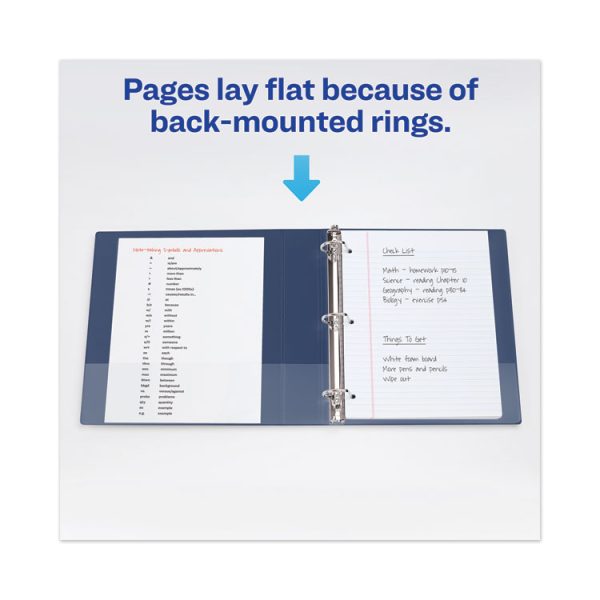 Heavy-Duty View Binder With Durahinge And Locking One Touch Ezd Rings, 3 Rings, 4" Capacity, 11 X 8.5, Purple - Image 8