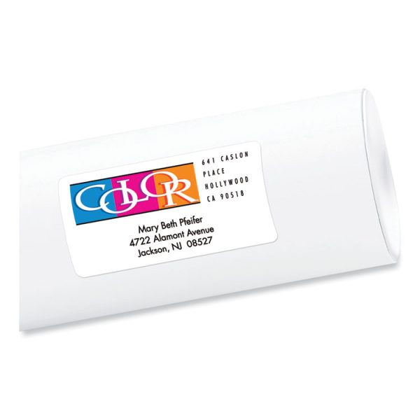 Vibrant Inkjet Color-Print Labels W/ Sure Feed, 2 X 4, Matte White, 200/pk - Image 7