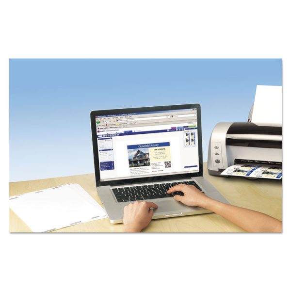 Photo-Quality Printable Postcards, Inkjet, 74 Lb, 4.25 X 5.5, Glossy White, 100 Cards, 4 Cards/sheet, 25 Sheets/pack - Image 6