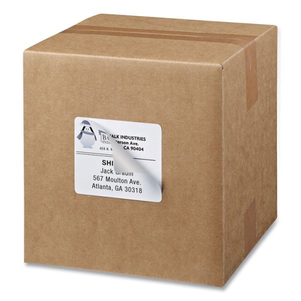 Shipping Labels W/ Trueblock Technology, Inkjet Printers, 3.33 X 4, White, 6/sheet, 100 Sheets/box - Image 6