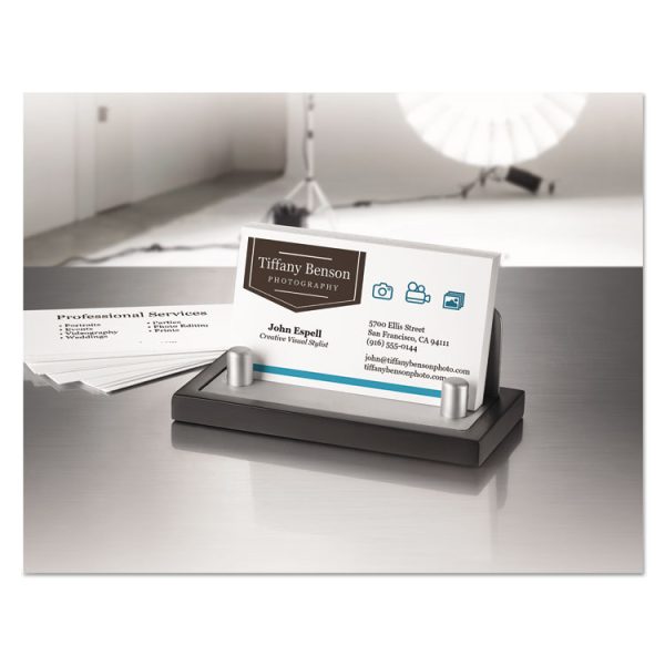 True Print Clean Edge Business Cards, Inkjet, 2 X 3.5, White, 1,000 Cards, 10 Cards/sheet, 100 Sheets/box - Image 5