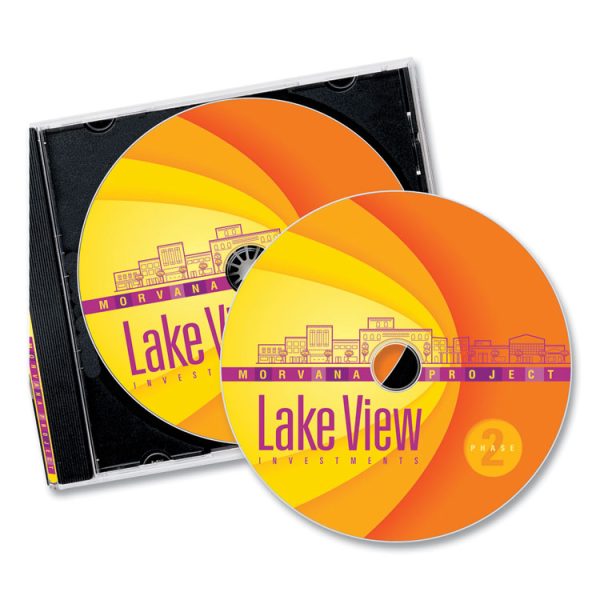 Inkjet Full-Face Cd Labels, Glossy White, 20/pack - Image 2