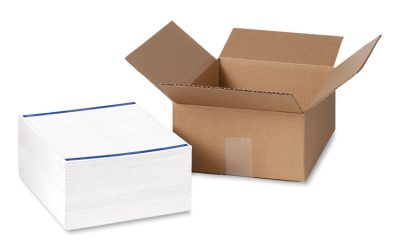 Shipping Labels W/ Trueblock Technology, Inkjet/laser Printers, 3.33 X 4, White, 6/sheet, 500 Sheets/box